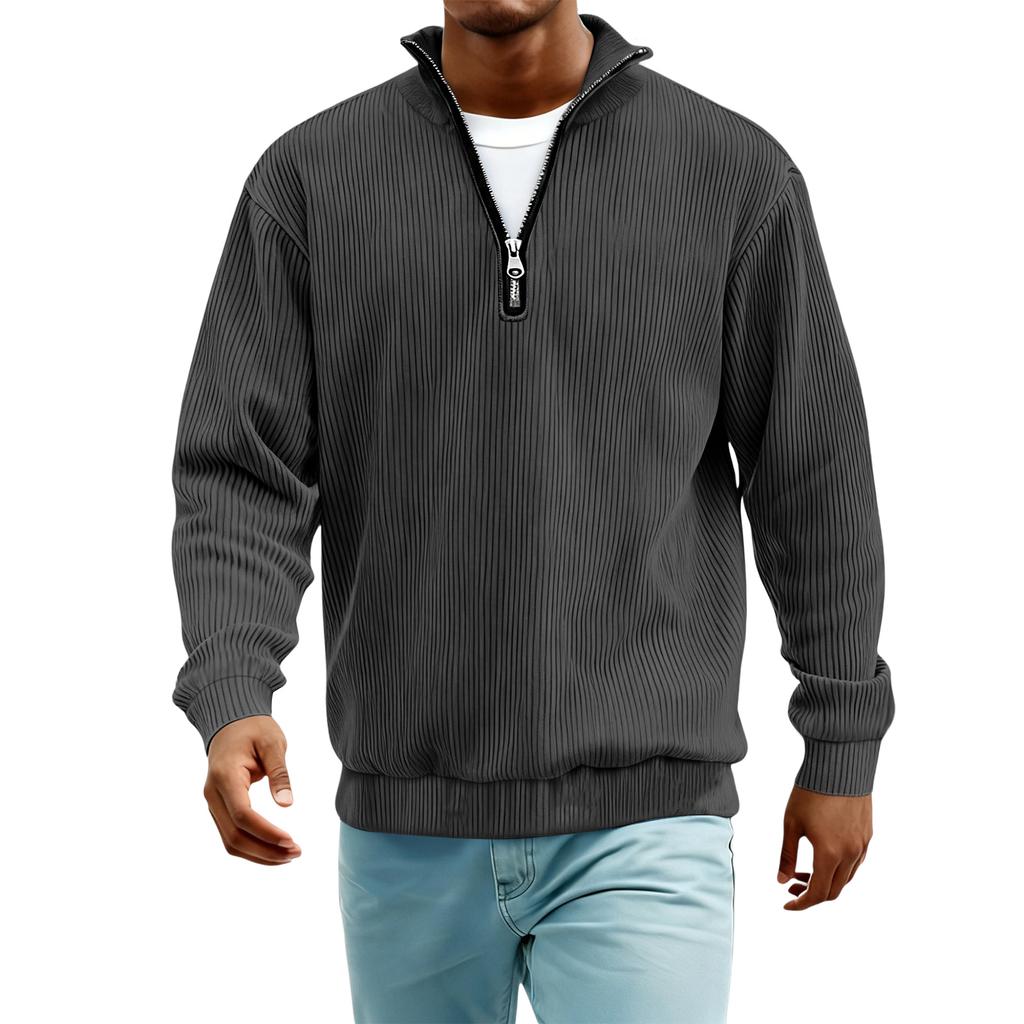 Herren 1/4-Zip Kapuzensweatshirt