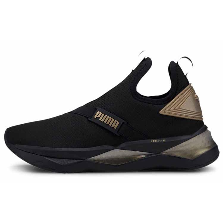 (WMNS) PUMA LQDCELL Shatter Mid  Black Gold  Women s 193278-02 EU 36