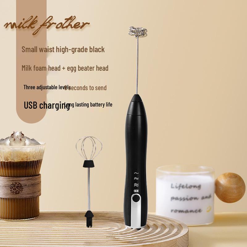Rechargeable Handheld Mini Milk Frother with Lithium Battery