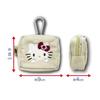 Hatakeyama Shoji Sanrio Mini Pouch with Carabiner, 3D Appliqué Embroidery, Character Accessory Case,