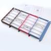 Linen 6 Slots Glasses Case Anti Pressure Eyeglass Display Box Glasses Storage Box  For Women Men