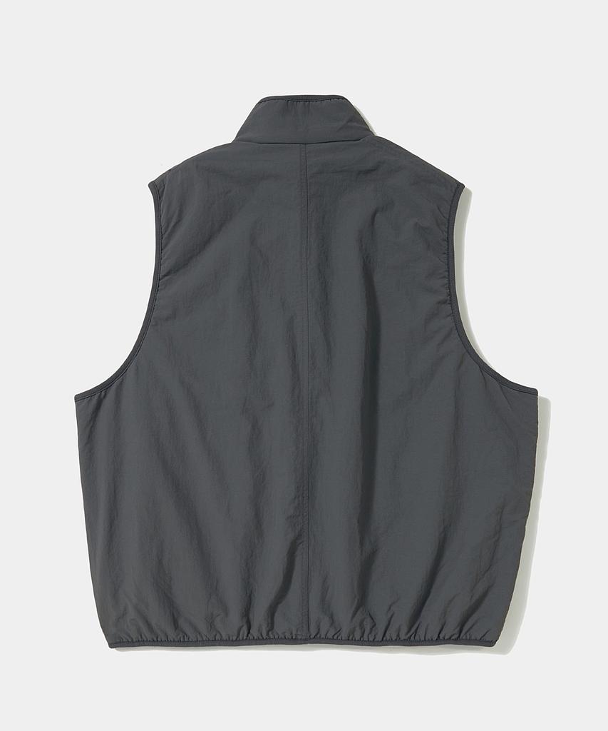 Columbia University Trajan Label Reversible Nylon/Pp Vest_Charcoal