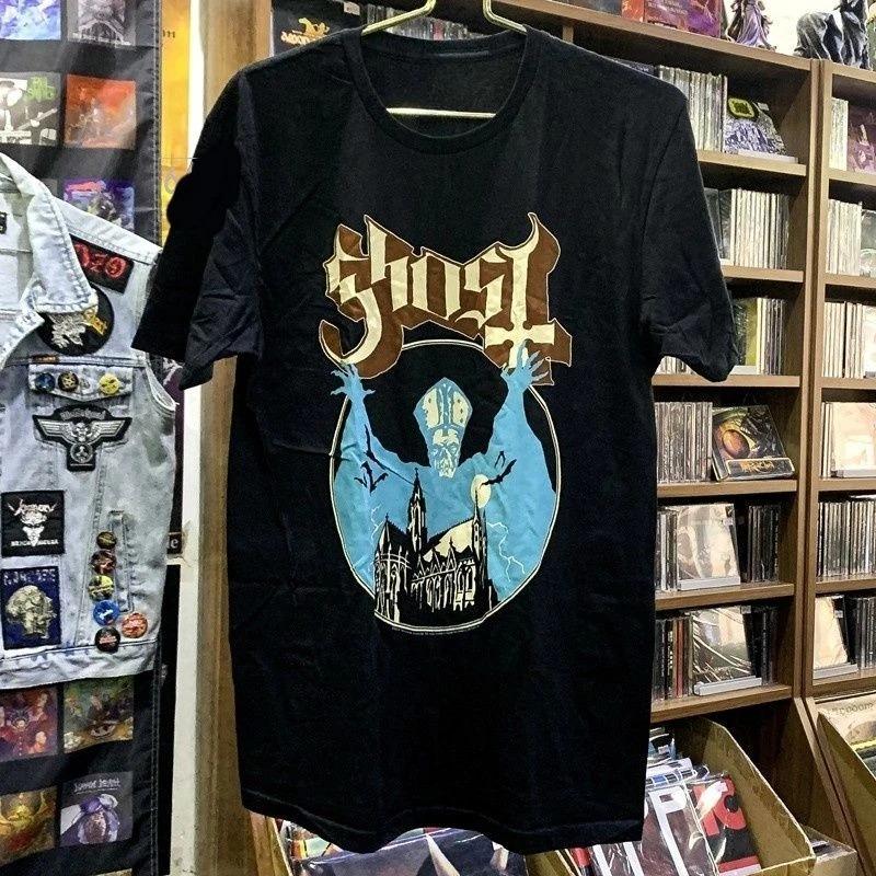 Hot GHOST BC Opus Cult Vintage Heavy Metal Hard Rock Band Graphic Print T-shirt Men Women Summer New Tee Cotton Loose Casual Short Sleeve Oversize Top