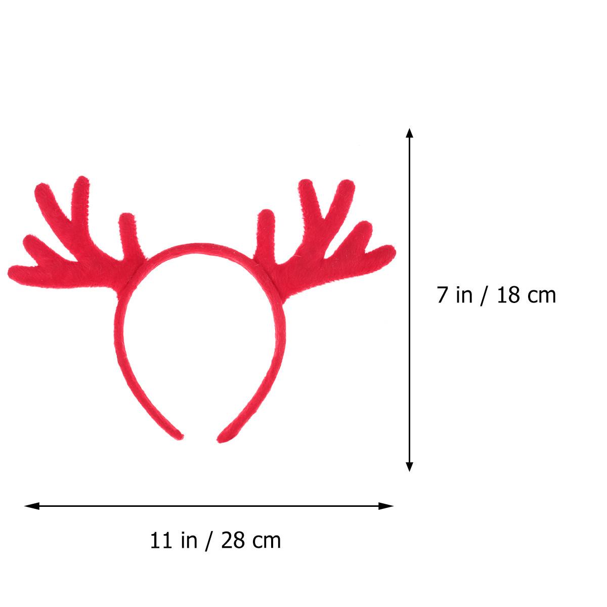 

Christmas Antler Hoops Premium Resin Lightweight For Kids Adult Party Cosplay Decor Antler Hair Accessory Christmas Hair