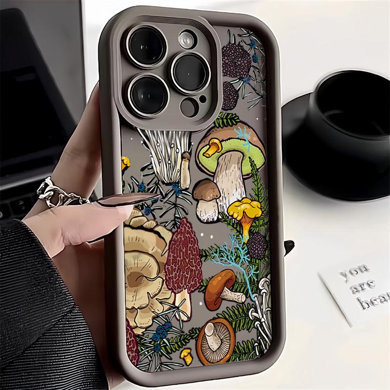 

Case For Xiaomi 14 Cases Poco F6 Case Colorful Mushroom Silicone Case For Mi 13 12 11 Lite 13T 12T Poco X6 X5 X3 F5 M6 Pro Cover Xiaomi 14