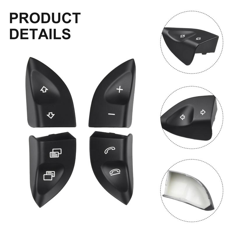 New Multifunction Steering Wheel Switch Volume Control Button For Mercedes W220 W215 Black Replacement Call Button