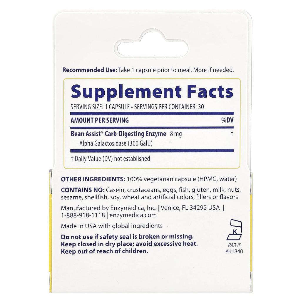 Beanassist®, 30 Capsules