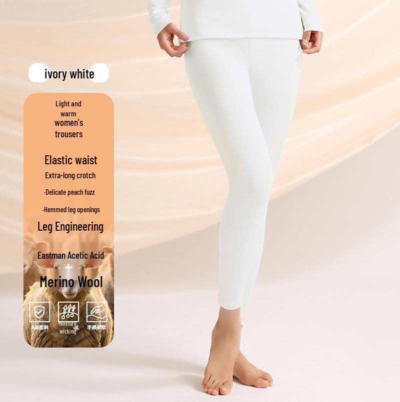 

Женский комплект базового слоя из ацетата и шерсти с флисовой подкладкой, согревающего и улучшающего цвет лица XL (120~140 jin)