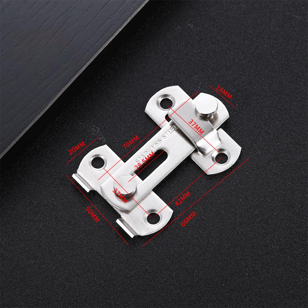 Multi-Purpose Sliding Door Cabinet File Cabinet Furniture Lock Bolt 90 Degree Easy Install