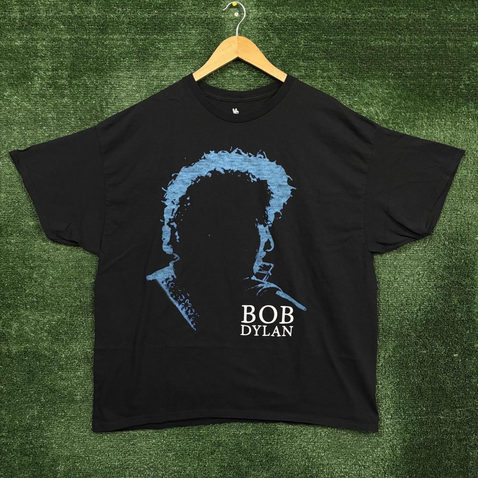 Bob Dylan Silhouette Milton Glaser Art Graphic XL Unisex T-Shirt XL