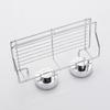 Stainless Steel Bathroom Shelf Traceless Suction Cup  Storage Holder Hanging Organizer Basket Bathroom Accessories