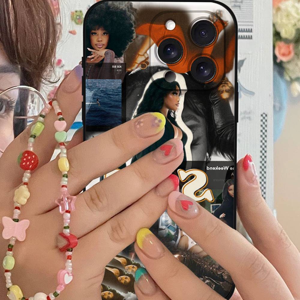 Singer SZA SOS Phone Case For IPhone 17 16 15 14 13 12 11 PRO MAX PLUS Mini TPU Soft To Skin-friendly Case