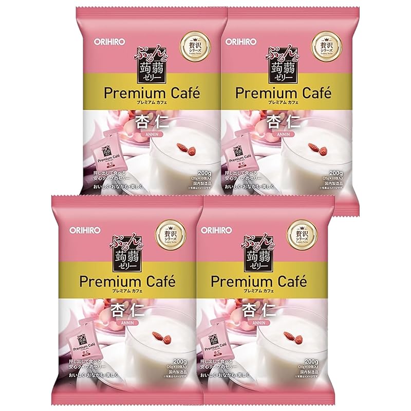 

Orihiro Purunto konjac jelly premium cafe Almond kernel (20g x 10 pieces) ×4 pieces set