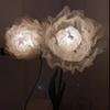 Peony Flower Atmosphere Flower Lamp Decorative Flower Creative Silk Eugen Floor Lamp Living Room Finished Product Pure Handmade