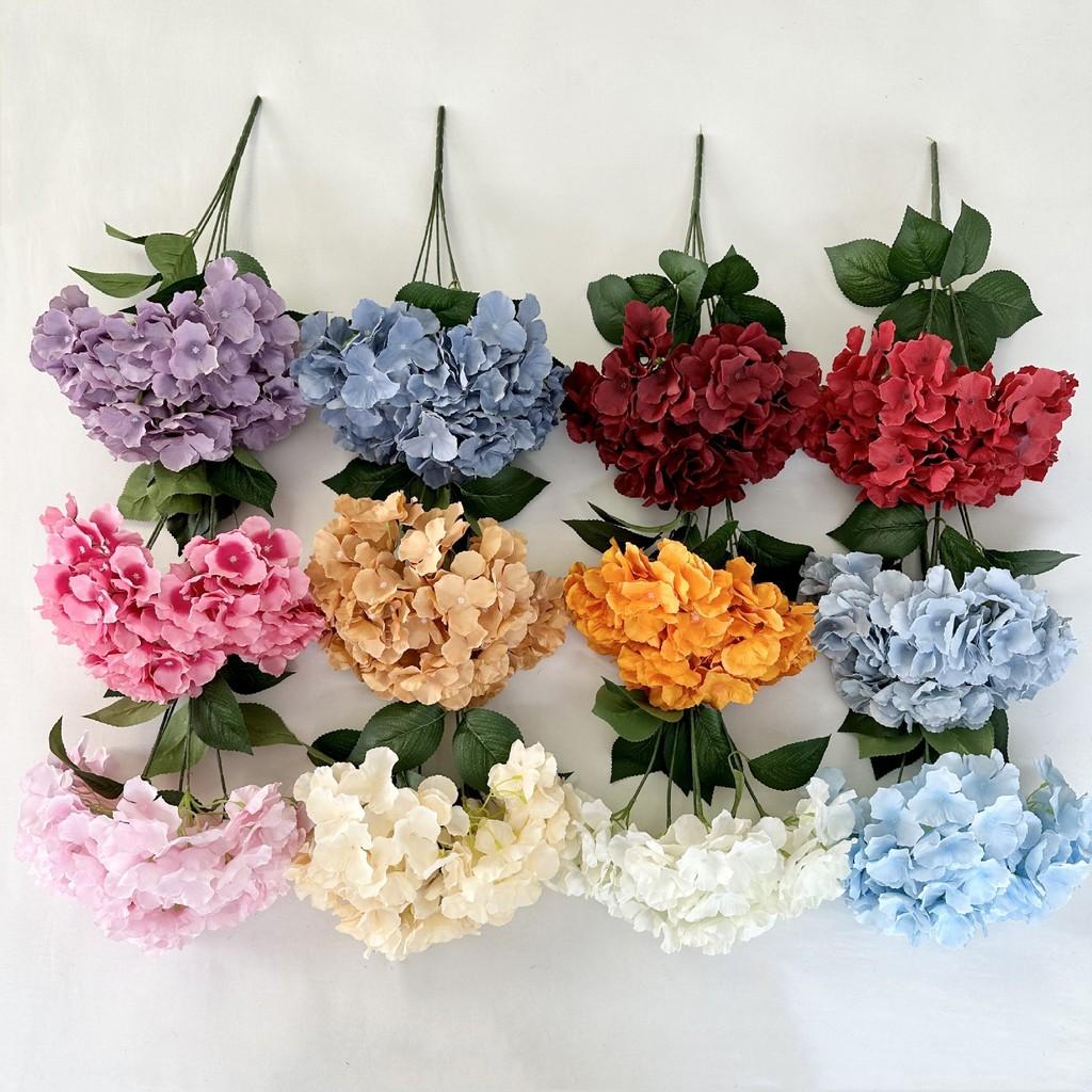 Plants Simulated Hydrangea Wedding Hotel Restaurant Decoration Ornament Desktop