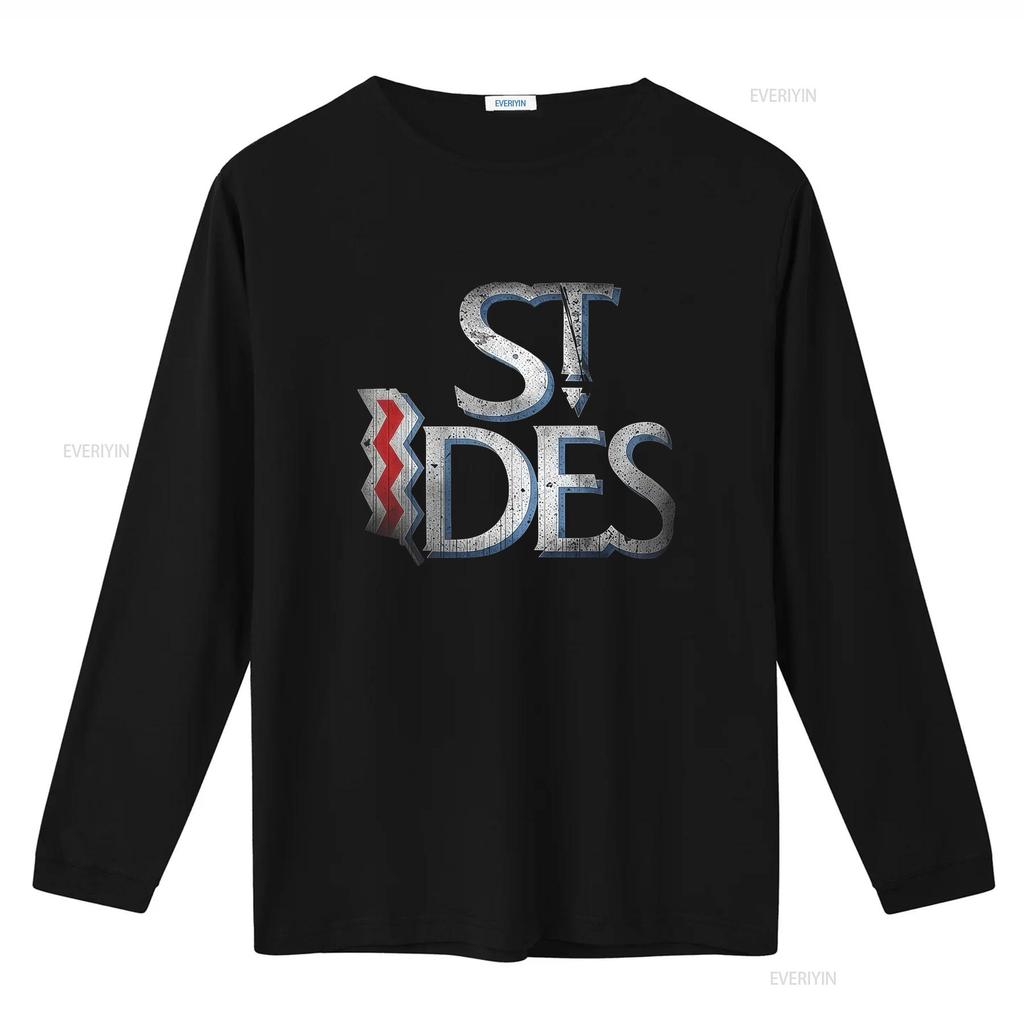 St Ides Malt Liquor T Shirt for Men Stylish Black Design with Bold Typography vintage Washed Top For Everyday Wear graphic