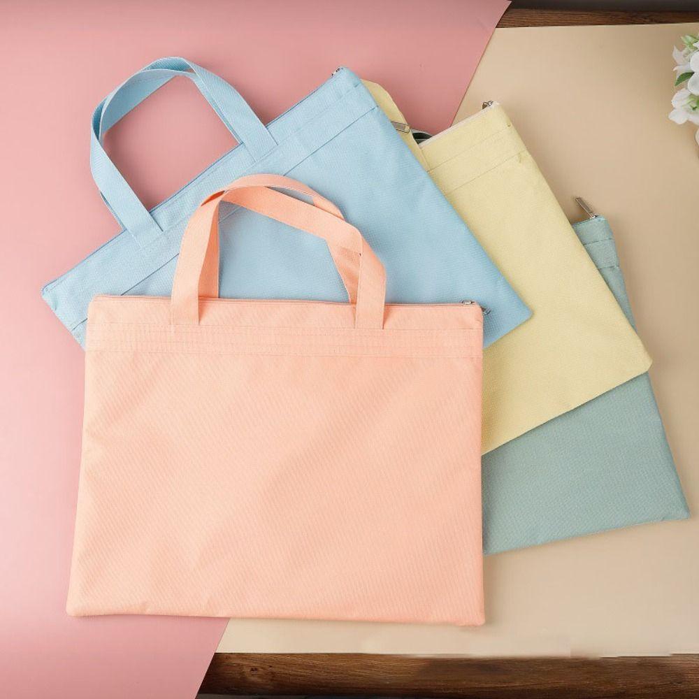 2-Layer Tutorial Bag PVC Art Storage Bag High Quality Tote School Bag