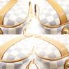 LOUIS VUITTON Stresa GM Tote Bag N42221 White Damier Azur Canvas Women Used