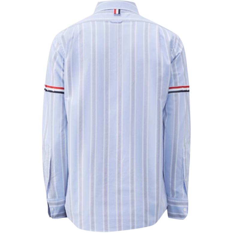 THOM BROWNE Stripe Detailed Button-Up Shirt MWL301A-F0352-480