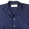 USED/Made In Japan Julien David Long Sleeve Shirt Men M Blue Navy