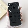 Fashion Design Phone Case For Nothing Phone (3a) Pro Phone3a Black Silicone Soft Cover For NothingPhone 3a 3 a Pro Cases Bumper