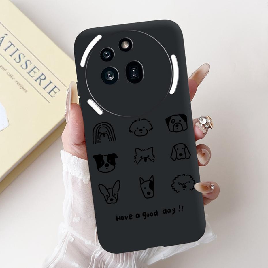 Fashion Design Phone Case For Nothing Phone (3a) Pro Phone3a Black Silicone Soft Cover For NothingPhone 3a 3 a Pro Cases Bumper