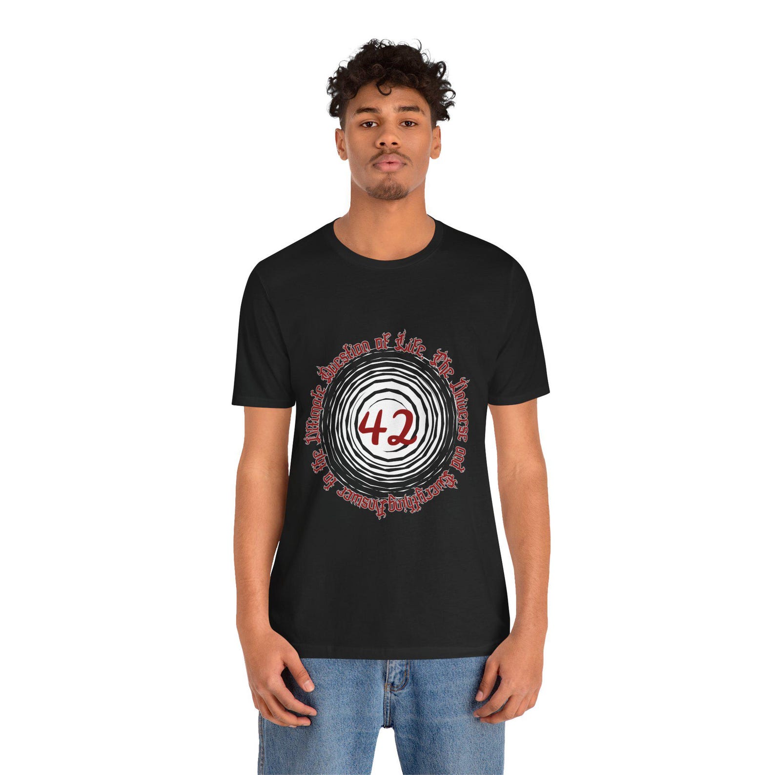 The Answer 42 Tee | HitchHikers Guide to the Galaxy Unisex Bella and Canvas Tee 2XL