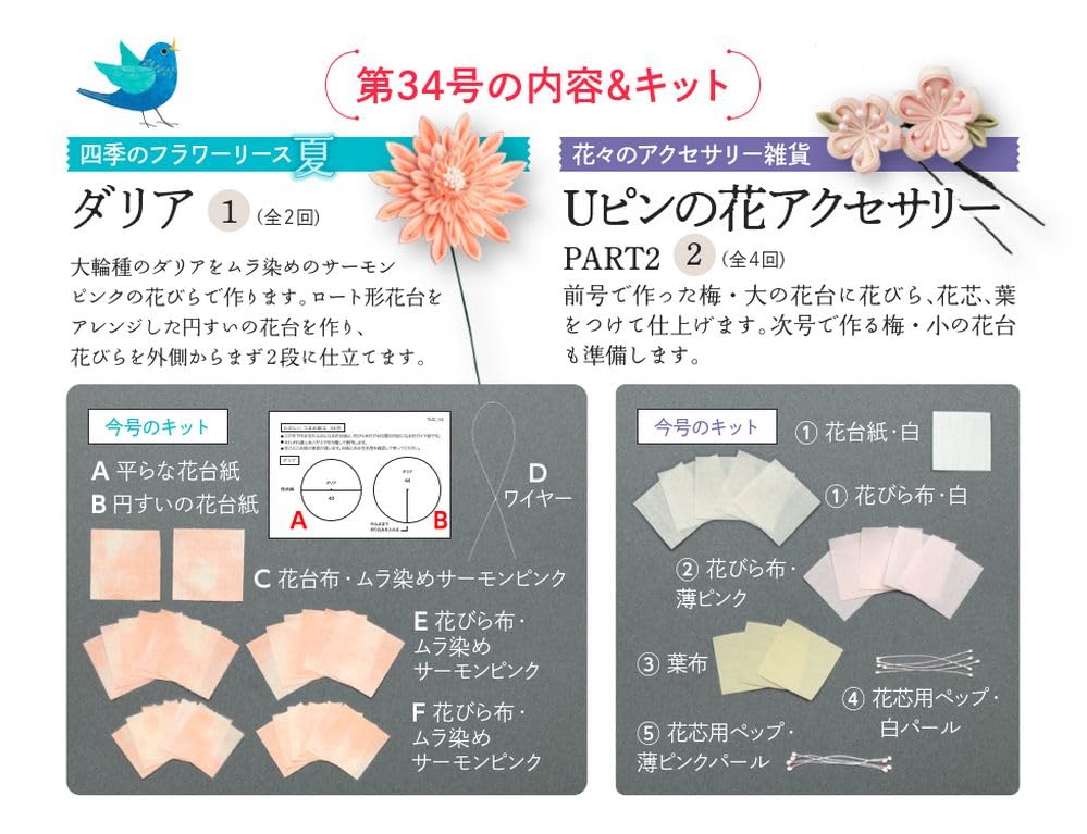 Fun Tsumami Zaiku 34 No. [Encyclopedia] (with Kit)