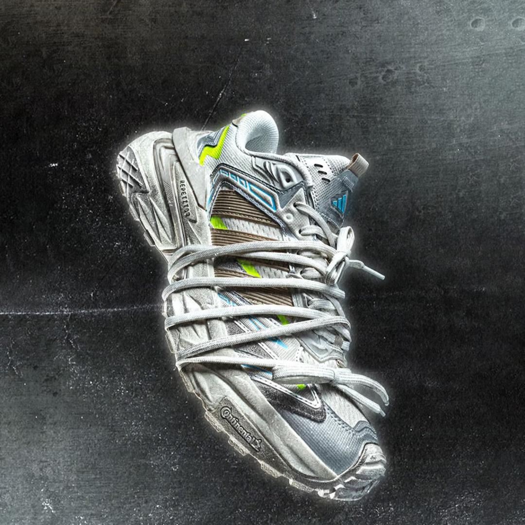 Adidas Gali Same-style Distressed Limited Edition XLG STORM DIRTY Shoes Adidas JQ1667 35.5 светло-серый