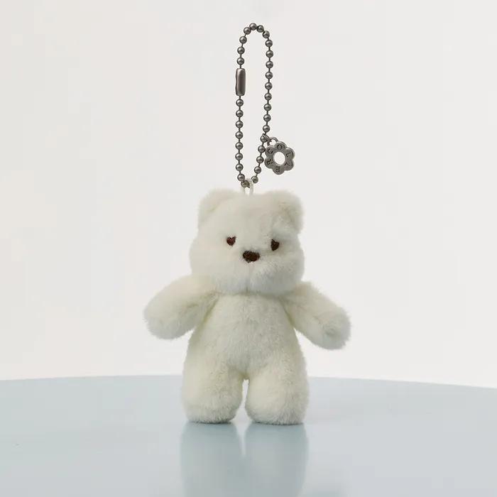 Colle Mini Furry Bear Plush Keyring