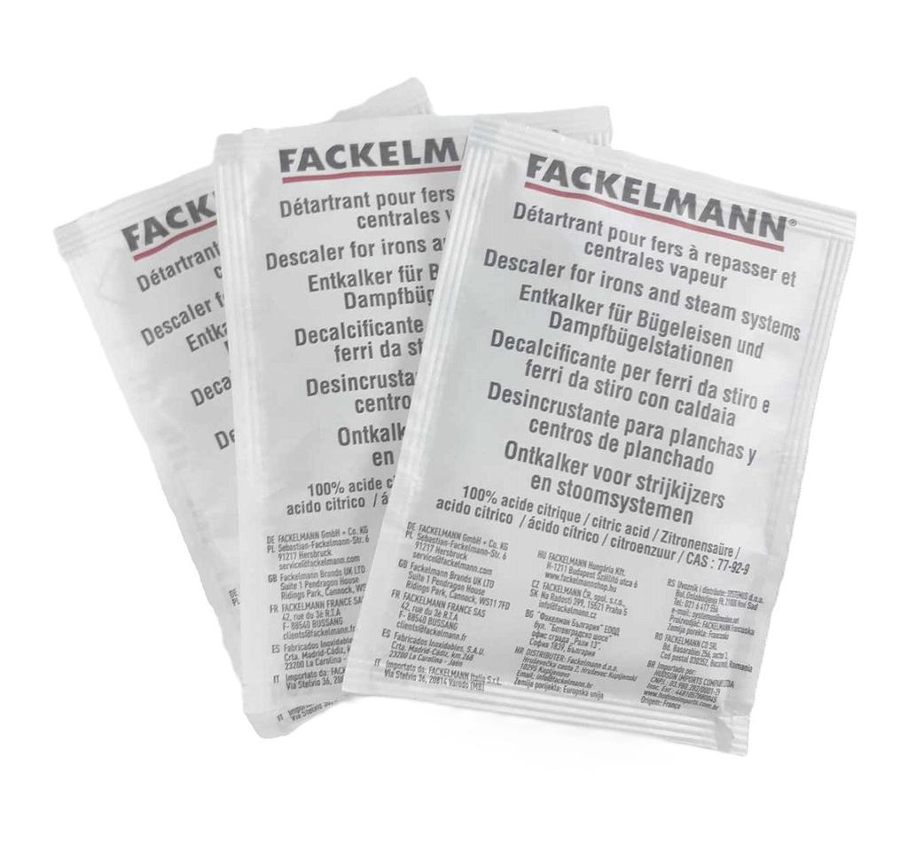 Descalers for Irons and Steam Generators Fackelmann Ref. 128750