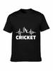 Brand Men Shirt Cricket Frequency T Shirt