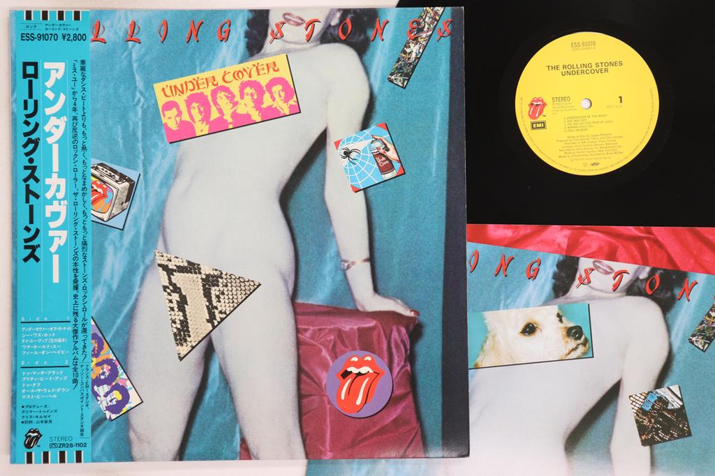 LP Record ROLLING STONES - Undercover ESS91070 EMI 1983 Japan Obi Rock Used