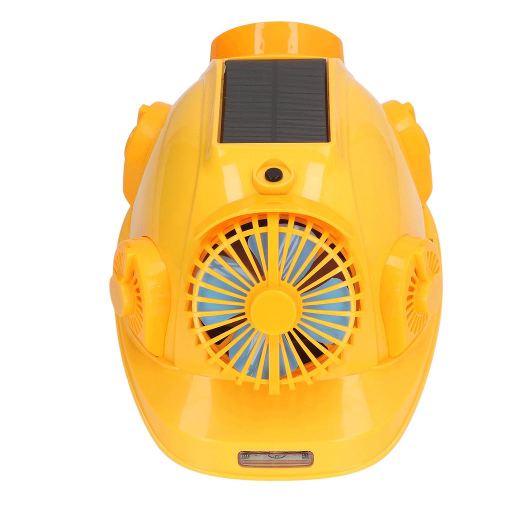 Solar Fan Hard Hat with Light Multifunctional Security Ventilation Helmet for Decoration