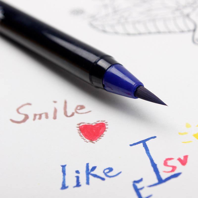 201 PCS Watercolors Brush Pens Markers Collection for Art Painting Drawing School Supplies Artists Beginner Painters