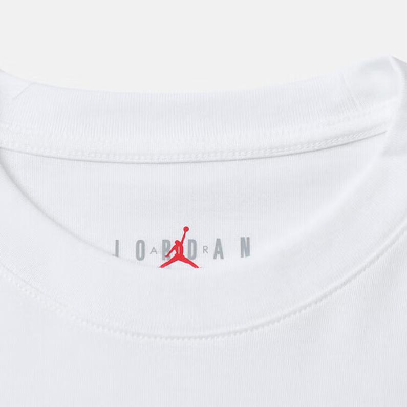 Jordan Bequemes Rundhals-Strick-Kurzarm-T-Shirt Herren-Oberteile IF0787-100