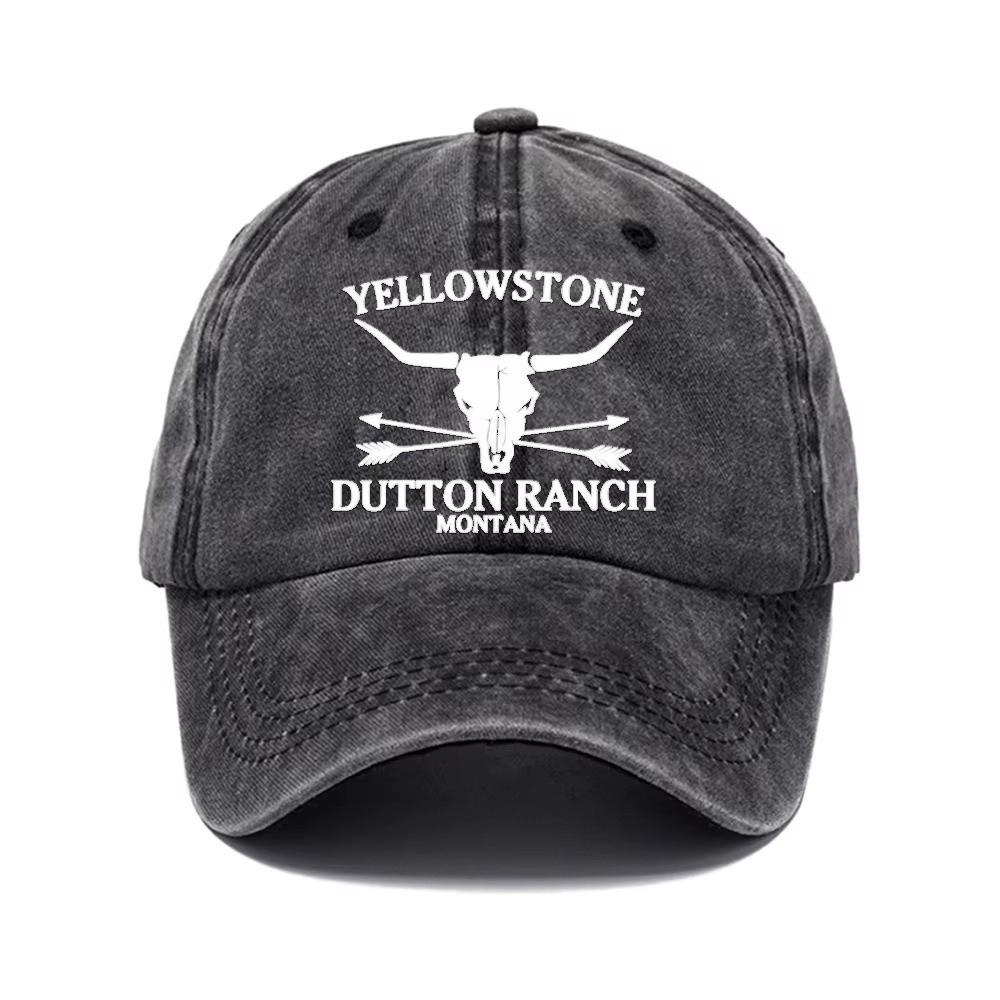 Adjustable Western Cowboy Baseball Hats Washed Cotton Sun Hat Fashion Dad Hat  for Men Women