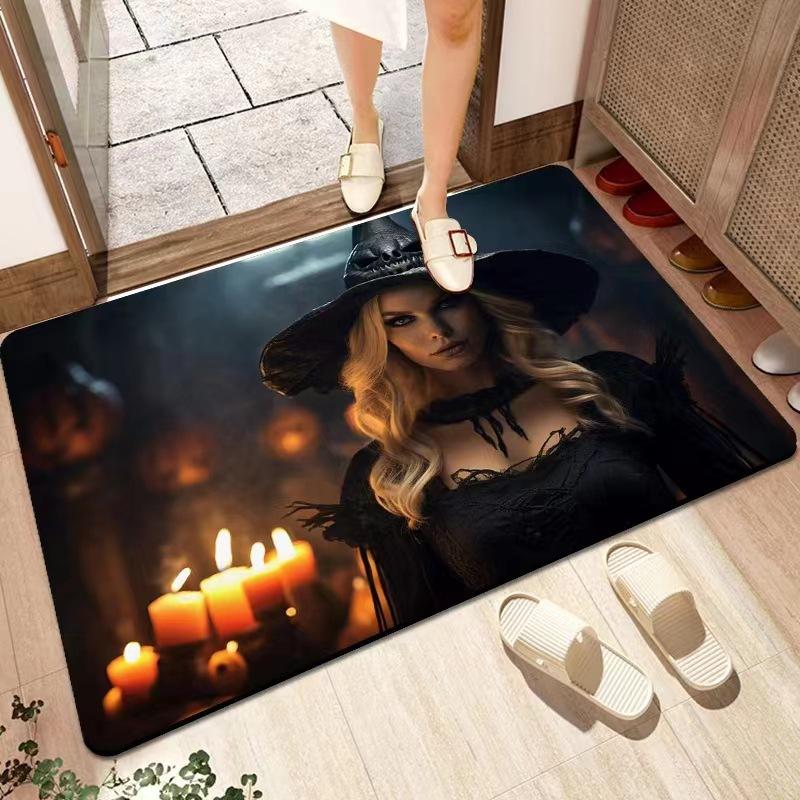 Carpets, door entrance, living room, bedroom, Halloween, family entrance, festive party, home decoration
