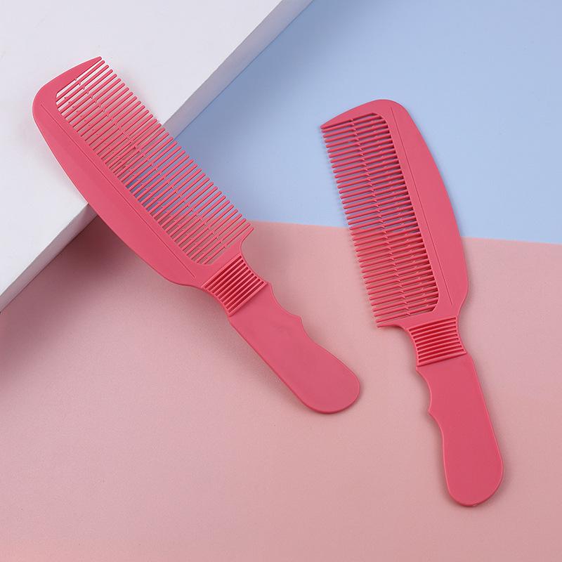 1pcs Shop Professional Hair Clipper Comb Plastic Handle Colorful Hairdressing Tools for Cutting Trimming and Styling