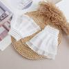 Elegant Arm Sleeves with Lace Flower Double Layer Design Decorative Wrist Cuffs For Women Sweater Outfit Accessories