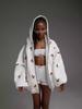 Cherry Blossom Printed Hoodie Sweatshirt Casual Autumn Women Street Style Fashion Brand Loose Versatile Sports Pullover with Hood