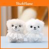 Plush Pomeranian Dog Toy With Super Soft Short Plush For Kids Gift And Keychain Accessory