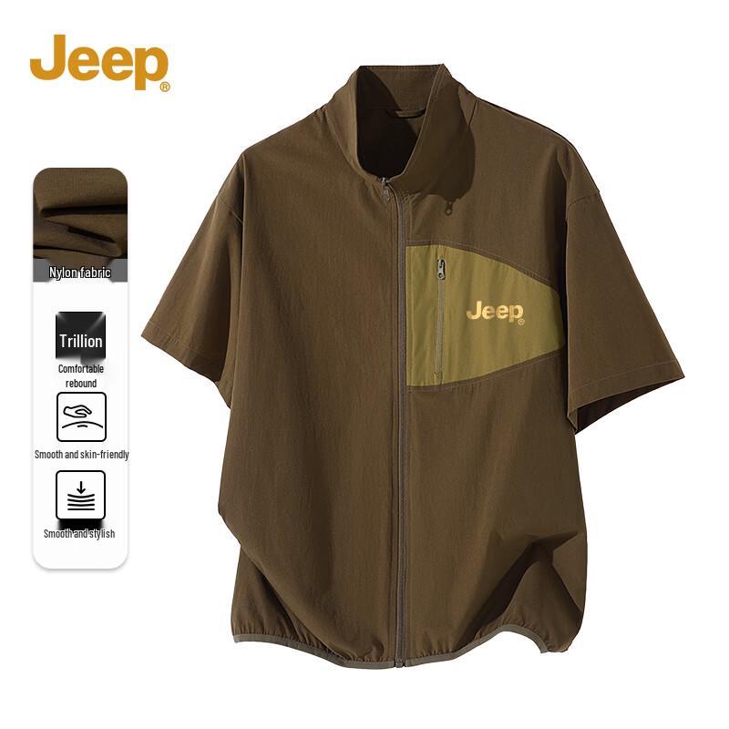 

JEEP Men s Classic Loose Fit Short Sleeve T-Shirt L