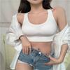 Sexy Beautiful Back Knitted Small Camisole Without Steel Ring With Chest Pads As Outerwear