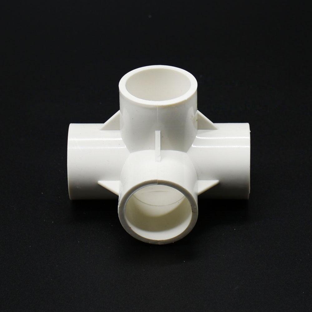20/25/32/50mm PVC Connector 3/4/5-way Plastic Coupler Three-DimensionalWater Supply Pipe Fittings DN15/20/25/40