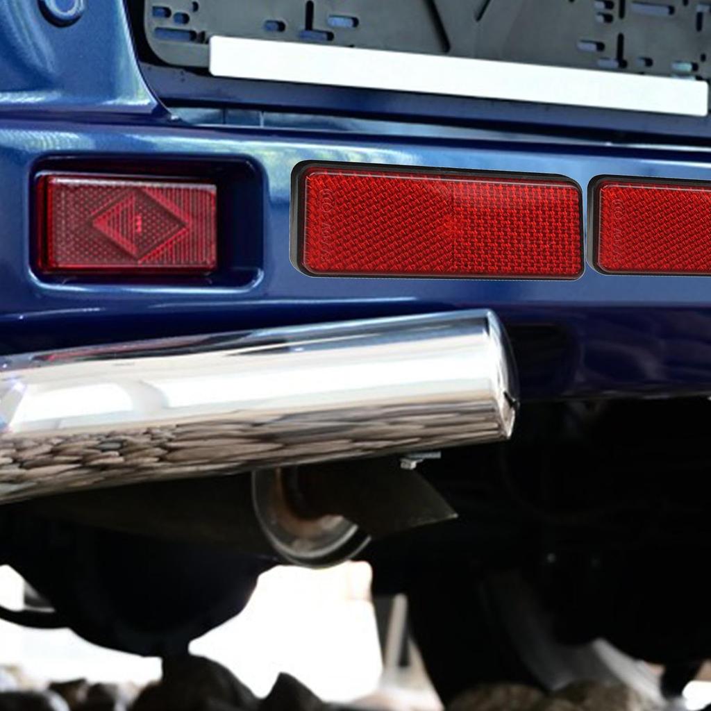 Motorcycle Reflector, Motorcycle Safety Reflector | Vista Motorcycle Tail Reflector | Night Visibility Safety,