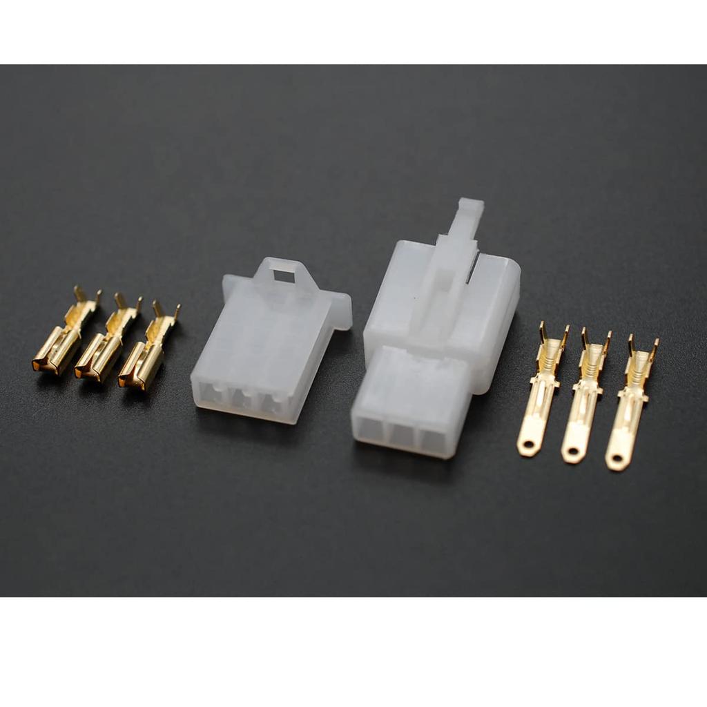 J-base Wire , Connectors, Couplers, Terminals, 10 Set, Wiring Processing, DIY Connector Set (3 Poles)