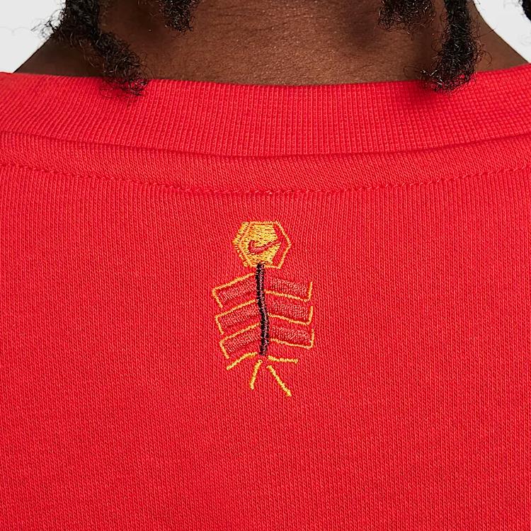 Nike Sweatshirt Round Neck Comfortable Long Sleeve Fashionable Kids tops University-Red IH0994-657