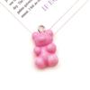 DIY Resin Pendant: Rose Red Lipstick Candy Butterfly Teddy Bear Ice Cream Milk Bottle Charm