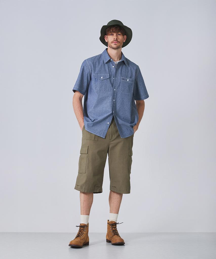 Geonjiulleunseu British Army M65 Shorts - Olive